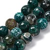 Natural Dragon Veins Agate(Dyed & Heated) Beads Strands G-K390-A04-01-2