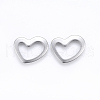 Tarnish Resistant 201 Stainless Steel Linking Rings STAS-E437-17P-1