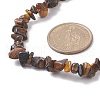 Natural Tiger Eye Chip Beaded Necklaces NJEW-JN04275-01-2