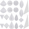 CREATCABIN 20Pcs 10 Style Brass Charms KK-CN0001-70-1