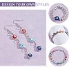  12 Colors Alloy Enamel European Beads ENAM-NB0001-40G-6