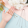 Unicraftale Adjustable 304 Stainless Steel Slider Necklaces NJEW-UN0001-001-2