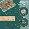 Unicraftale 200Pcs Brass Split Rings FIND-UN0016-25A-4