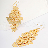 Vintage Hollow Butterfly Stainless Steel Pendant Dangle Earrings EY0776-3