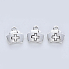 Tibetan Style Alloy Pendants TIBE-R316-089AS-RS-1