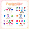 82Pcs 32 Style Opaque & Transparent Acrylic Beads MACR-TA0001-24-4