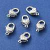 Tibetan Style Alloy Lobster Claw Clasps TIBE-T002-27S-RS-3
