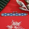 Christmas Glass Beads Braided Bead Bracelets TD0027-3