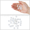 SUPERFINDINGS 200Pcs Silicone Ear Nuts SIL-FH0001-15-3