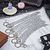 10Pcs 5 Style Butterfly with Skull Tibetan Style Alloy Boot Strap Chains FIND-AB00059-4