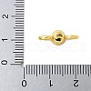 Rack Plating Brass Enamel Evil Eye Connector Charms KK-A234-031G-4