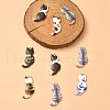 Rack Plating Alloy Enamel Pendants ENAM-YW0003-70-2