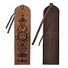 Cowhide Leather Labels AJEW-WH0386-0052-8