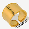 Stylish 304 Stainless Steel Wide Cuff Ring for Women RG2914-2-2