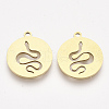 201 Stainless Steel Pendants X-STAS-T044-101G-1