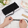 25 Yardss Polyester Elastic Button Looping Ribbons SRIB-WH0011-211B-3