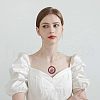 CHGCRAFT DIY Flat Round Pendant Necklace Making Kit DIY-CA0004-84-7