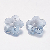 Faceted Glass Rhinestone Charms RGLA-F055-14x14-001BS-2