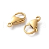 304 Stainless Steel Lobster Claw Clasps STAS-V007-01G-G-2