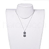 304 Stainless Steel Pendant Necklaces NJEW-JN02554-4