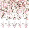 Acrylic & Alloy Pendant PALLOY-CA00011-1