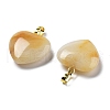 Natural Topaz Jade Pendants G-G956-B35-G-2