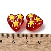 Glass Enamel Beads GLAA-Q125-01E-5