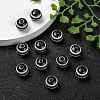 Round Striped Resin Beads RESI-R158-10mm-11-6