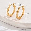 304 Stainless Steel Hoop Earrings FD1814-1-2