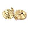 Brass Micro Pave Cubic Zirconia Pendants KK-P308-79G-2