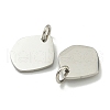 Non-Tarnish 304 Stainless Steel Stamping Blank Tag Pendants STAS-L022-428P-2