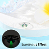 Glowworm Brass & Rhinestone & Luminous Stone Finger Rings for Women FS-WG997BF-01-1