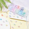 200Pcs 10 Colors Opaque Acrylic Bead Caps OACR-CJ0001-43-6