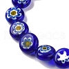 Handmade Millefiori Lampwork Beads Strands LAMP-G164-04E-3