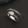 Fashionable Brass Adjustable Cuff Rings FS-WGF2E59-01-2