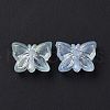 Transparent Frosted Acrylic Beads X-OACR-P013-42M-4