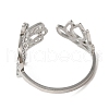 304 Stainless Steel Open Cuff Ring RJEW-Z026-01P-3