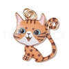 Alloy Enamel Pendants PALLOY-JF03561-3