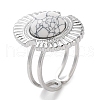 Ion Plating(IP) 304 Stainless Steel Ring RJEW-B059-07P-2
