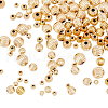 HOBBIESAY 120Pcs 6 Style Brass Groove Bead KK-HY0002-98-1