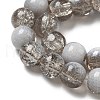 Crackle Glass Beads Strands X1-GLAA-U001-8mm-06-2