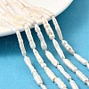 Natural Baroque Keshi Pearl Beads Strands PEAR-B004-05A-01A-2