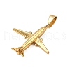 Airplane 304 Stainless Steel Pendants STAS-M121-10G-2