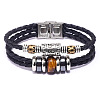 Leather Multi-strand Bracelets BJEW-F352-09P-01-1