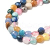 Natural & Synthetic Mixed Gemstone Beads Strands G-C179-A6mm-13-4