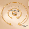 Iron Cuff Bangle & Rings & Collar Necklaces Sets for Women FS-WG38B2A-01-4