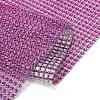 24 Rows Plastic Diamond Mesh Wrap Roll DIY-L049-05F-3