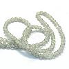 Baking Painted Transparent Crackle Glass Round Bead Strands DGLA-Q018-10mm-41-3