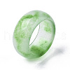 Natural White Jade Rings G-N0326-037A-01-4