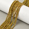 Natural Yellow Green Opal Beads Strands G-D306-A06-2mm-1